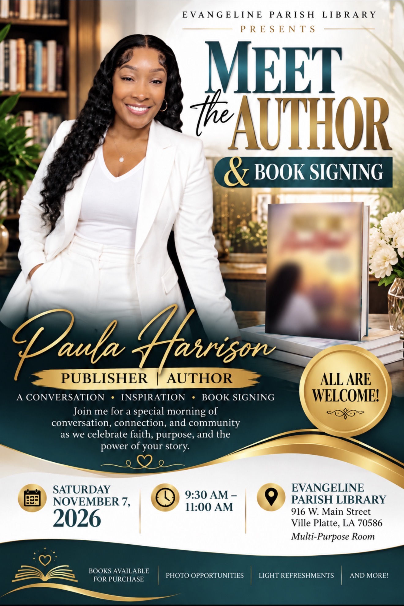 Meet the Author & Book Signing